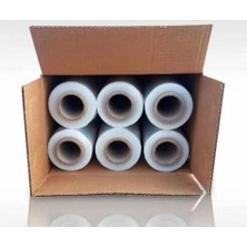 Tuhapack Siyah Palet Streç Film 50 cm 23 Micron 300 Metre 2 kg 6 Adet