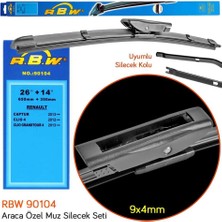 RBW Renault Captur 2013-2016 Silecek Süpürgesi 650MM + 350MM / 26" + 14"
