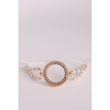 Çelikoğlu Kuyumculuk 22 Ayar Altın Kaplam Yarım Altın Cerceveli Bileklik