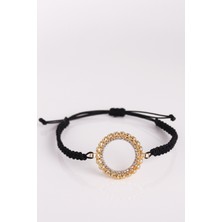 Çelikoğlu Kuyumculuk 22 Ayar Altın Kaplam Yarım Altın Cerceveli Bileklik