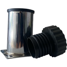 Yasax Mobilya Aksesuarları Metal Ayak 8 cm