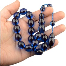 Burhan Sağlam  Sistem Püsküllü 16X14MM Efe Boy Ateş Kehribar Tesbih