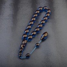 Burhan Sağlam  Sistem Püsküllü 16X14MM Efe Boy Ateş Kehribar Tesbih