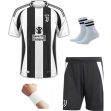 Juventus Kenan Yıldız 2024/2025 Yeni Sezon Futbol Çocuk Forması 4’lü Set