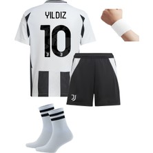 Juventus Kenan Yıldız 2024/2025 Yeni Sezon Futbol Çocuk Forması 4’lü Set