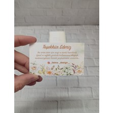 100 Adet Teşekkür Kartı