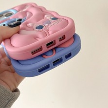 Koso Apple iPhone 14 Pro Max Pembe Stich Telefon Kılıfı