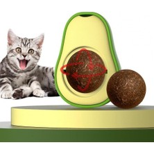 Ozcmax Avokado Dönen Kedi Nanesi Cat Mint Oyun Topu Doğal Catnipli Kedi Oyuncağı