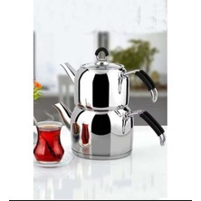 Imaj Mini Silikon Kulplu Çelik Çaydanlık Takımı
