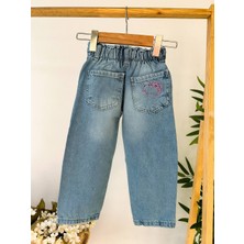Lilnest Hello Kitty Kız Çocuk Kot Pantolon