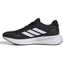 Adidas Runfalcon 5 W Siyah Koşu Ayakkabısı Bağcıklı Düz Taban Konforlu Tasarım