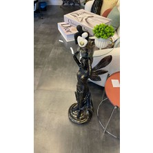 Mimar Market Kanatlı Sehpalı Kız Heykeli