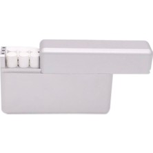 Iqos Gümüş Metal Sigara Kutusu - Mıknatıslı Iqos Heets Sigara Tabakası- Iqos Metal Sigara Kabı