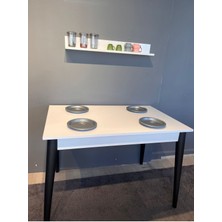 70*110 Sabit Küçük Yemek Mutfak ve Balkon Masası