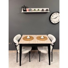 60/90 Ölçü Küçük  Mutfak Masası Kullanışlı Yemek Masası Ekonomik Çalışma Masası Ideal Balkon Masası