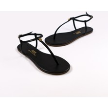 Tkees Kadın Siyah Sandalet