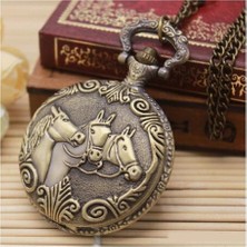 Acornbella At Büstü Köstekli Saat Model 1