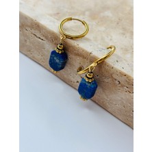 By Song Aksesuar Lapis Lazuli Doğaltaş Küpe