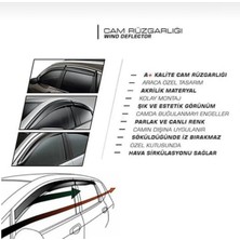 Peugeot Rifter 2019 ve Sonrası Sport Style Cam Rüzgarlığı Takımı (4 Adet)