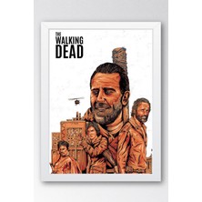 The Walking Dead Çerçeveli Tablo - Dizi Posteri Tablo