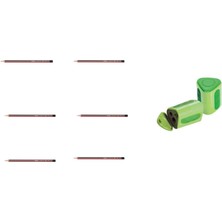 Milan+Lyra Kırılmaz Kalemseti + Çift Hazneli Kalemtraş