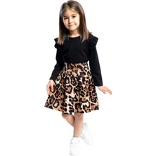Triko Leopar Etekli 2 Li Takım 2/5 Yaş