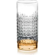 Ivv Shake Stır 4lu  Amber No:5 Meşrubat Bardak Seti 48 cl