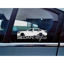 Accord 10TH Gen Kelebek Cam Araba Oto Sticker 19 cm 2 Adet