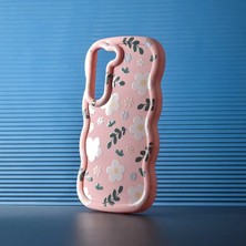 Samsung Galaxy S24 Cep Telefonu Korumalı Kılıfı Pembe Temalı Kızlar Için Yaratıcı Çiçek El Boyama Stili Tam Kenar Cep Telefonu Kılıfı