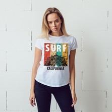 Surf Baskılı Unisex Tshirt, Hediye Tshirt, Ww1