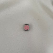Italyan Charm Pembe Çiçek