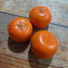 Lolipophobi Yapay Meyve  Mandalina 3 Adet, Dekor, Yapay Meyve, Mandalina