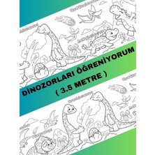 Dinozorları Öğreniyorum Eğlenceli Boyama Kağıdı – 3.5 Metre