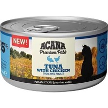 Acana Premium Pate Tavuklu ve Tuna Balıklı Yetişkin Konserve Kedi Maması 85 gr