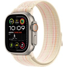 Apple Watch Ultra 49MM Krd-91 Hasır Kordon Strap Kayış