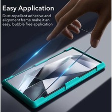 ESR Samsung S24 Ultra Uyumlu Ekran Koruyucu Temperli Cam (2'li Paket) + Kamera Koruyucu +Montaj Çerçevesi
