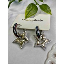 Aura Aksesuar ve Takı Yıldızlı Küpe