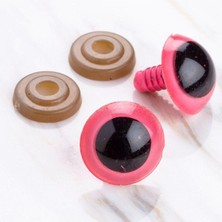 Loren 18  mm Pembe 5 Çift Amigurumi Göz