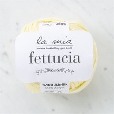 La Mia Fettucia Toz Sarı El Örgü  - L028 - 33878