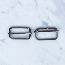 Loren Siyah Metal Toka Sürgülü 2 Li Paket