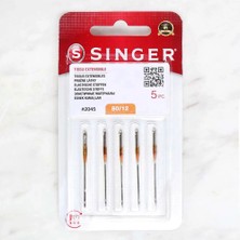 Singer Orjinal Ev Tipi Dikiş Makine Iğnesi 12/14/16 Numara Set