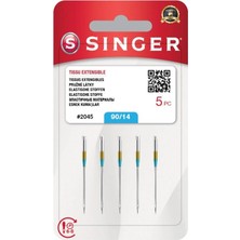 Singer Orjinal Ev Tipi Dikiş Makine Iğnesi 12/14/16 Numara Set