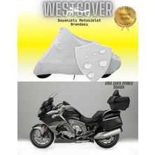 Bmw K 1600 Gtl Exclusive   Arka Çanta Uyumlu Motosiklet Brandası,örtüsü Gri