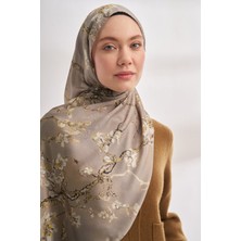Armanda Van Gogh Imzalı Ünlü Almond Blossoms Desen Şal - Taş