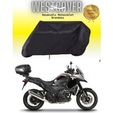 Honda Vfr 1200 x Crosstourer Dct  Arka Çanta Uyumlu Siyah Motosiklet Brandası,örtüsü