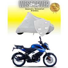 Bajaj Pulsar Ns 200 Abs  Uyumlu Motosiklet Brandası,örtüsü Gri