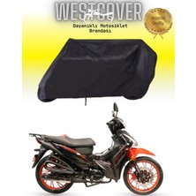 Arora Smart 50 x  Uyumlu Siyah Motosiklet Brandası,örtüsü