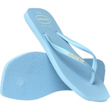 Havaianas Slim Square Logo Pop Up Blue 41-42