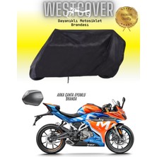 Cf Moto 450SR  Arka Çanta Uyumlu Siyah Motosiklet Brandası,örtüsü