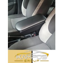 Carface Hyundai Accent Admire Deri Kol Dayama Kolçak Siyah Özel Üretim Mdf
